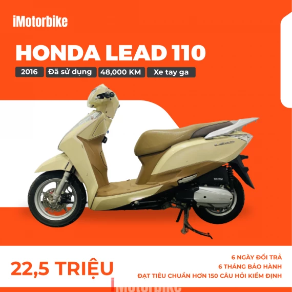 HONDA LEAD 110 | Đã dùng xe máy, xe môtô iMotorbike Vietnam