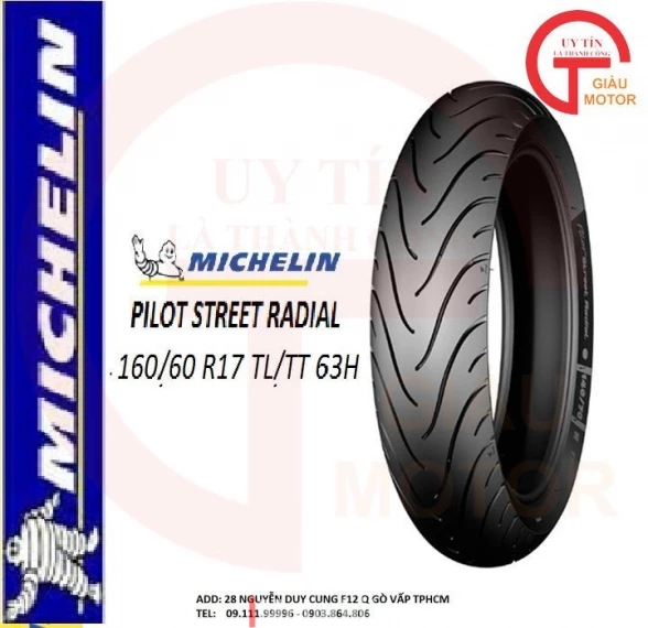 Vỏ Xe May Michelin Size 160 60 R 17 69h Tl Tt Pilot Street Radial Banh Xe Lốp Va ống Xe May Xe Moto Imotorbike Vietnam