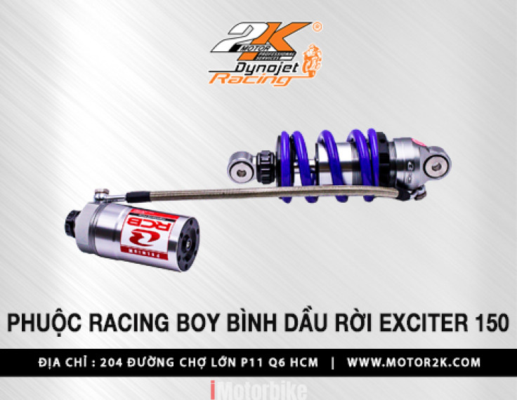 Phuộc Racing Boy Bình Dầu Rời Cho Exciter 150 | Hệ thống phuộc hoàn ...