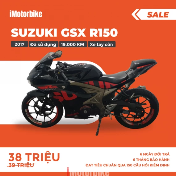 SUZUKI GSX R150 | Đã dùng xe máy, xe môtô iMotorbike Vietnam