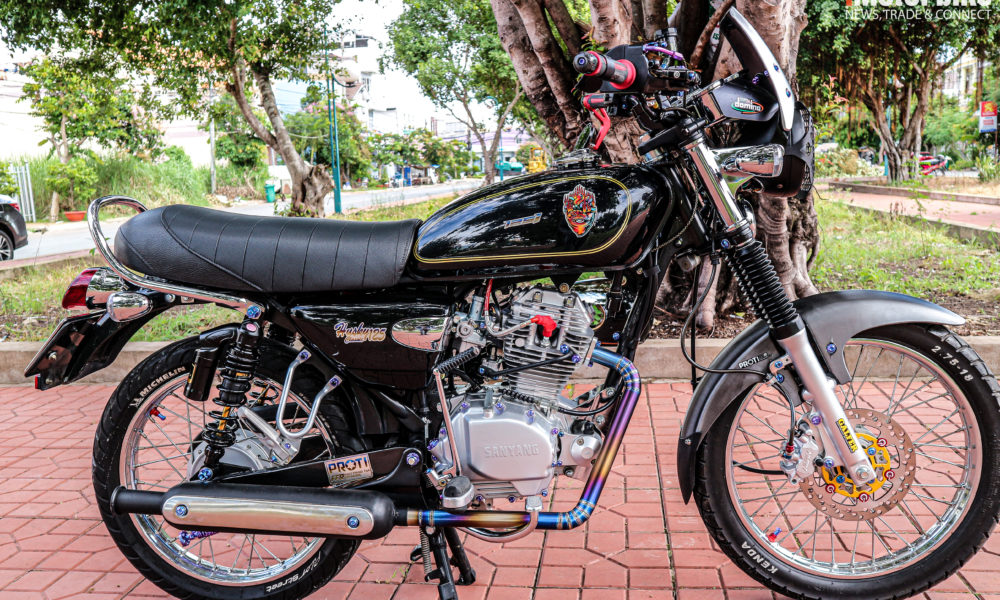 xe moto husky 150cc độ dáng rebell cổ điển  2banhvn