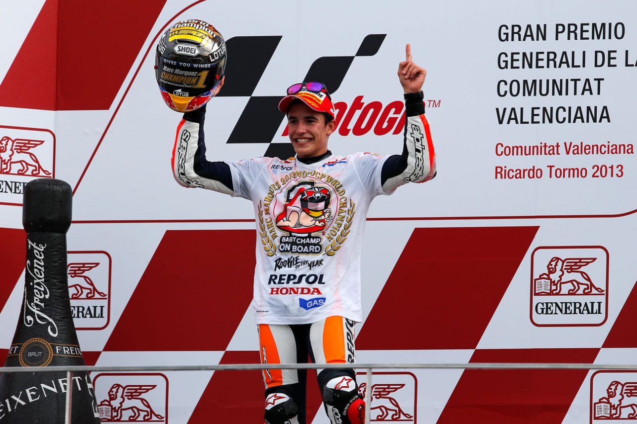 Marc Marquez có chức vô địch MotoGP lần đầu vào năm 2013