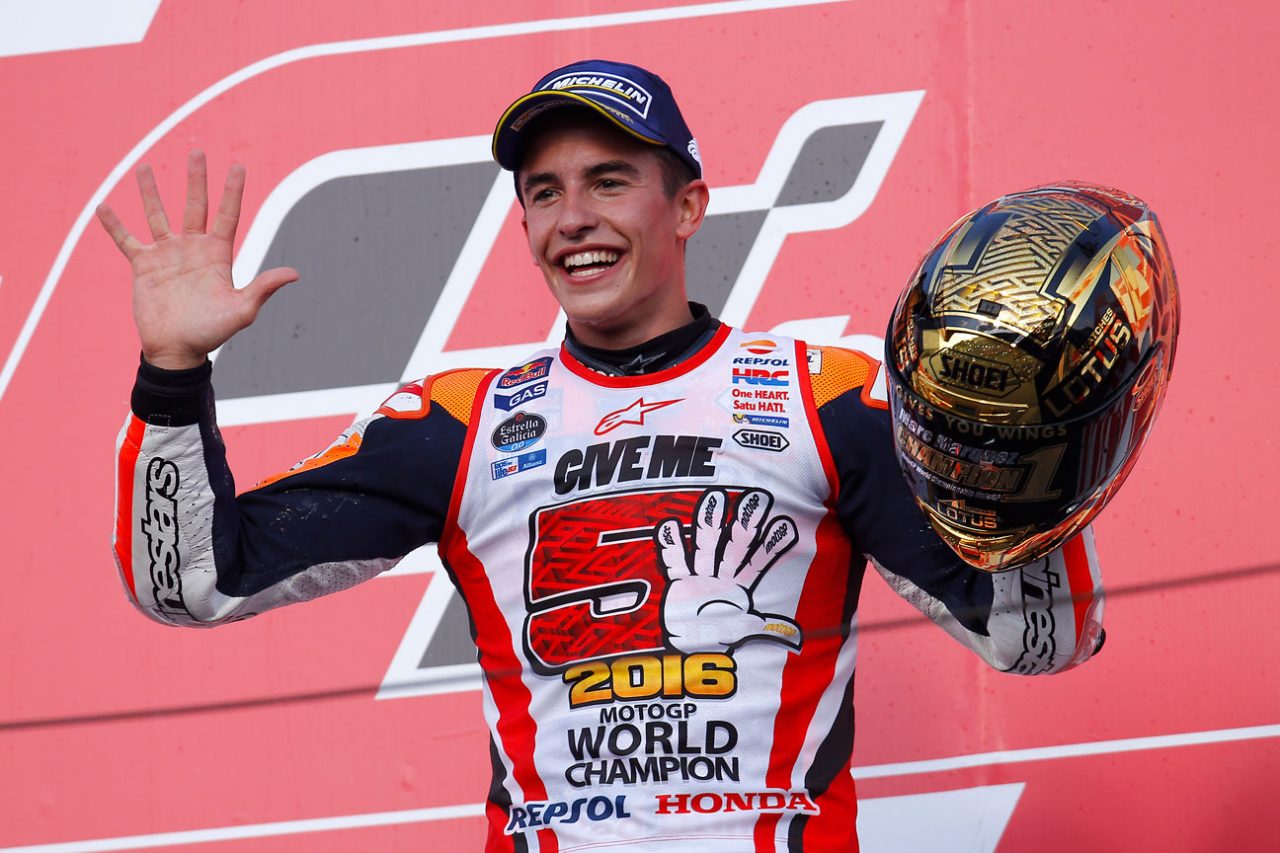 Sau năm 2015 không thành công, Marc Marquez đã trở lại với chức vô địch MotoGP 2016