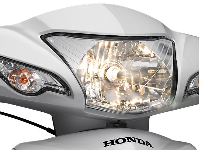 Hệ thống đèn chiếu sáng của Honda Wave Alpha 110CC giúp người lái dễ dàng đi trong điều kiện thiếu ánh sáng